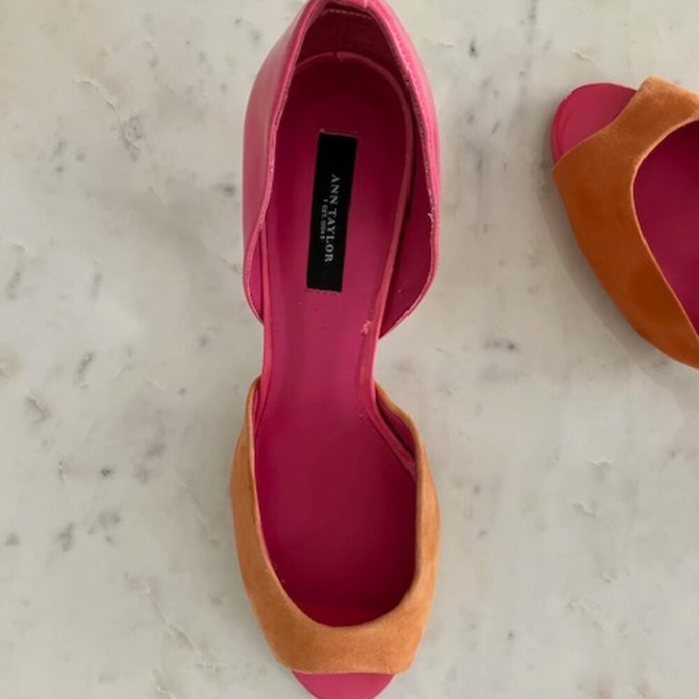 Ann Taylor Peep-toe heels